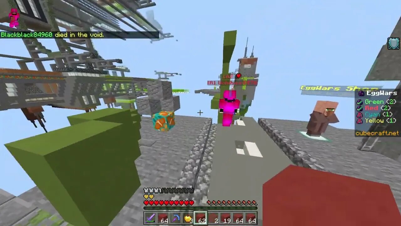 green team got bamboozled in cubecraft eggwars