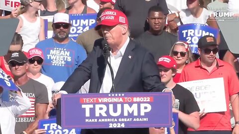 Trump Comes Up With A New Name For Biden During Rally In Virginia - It's Right On Target