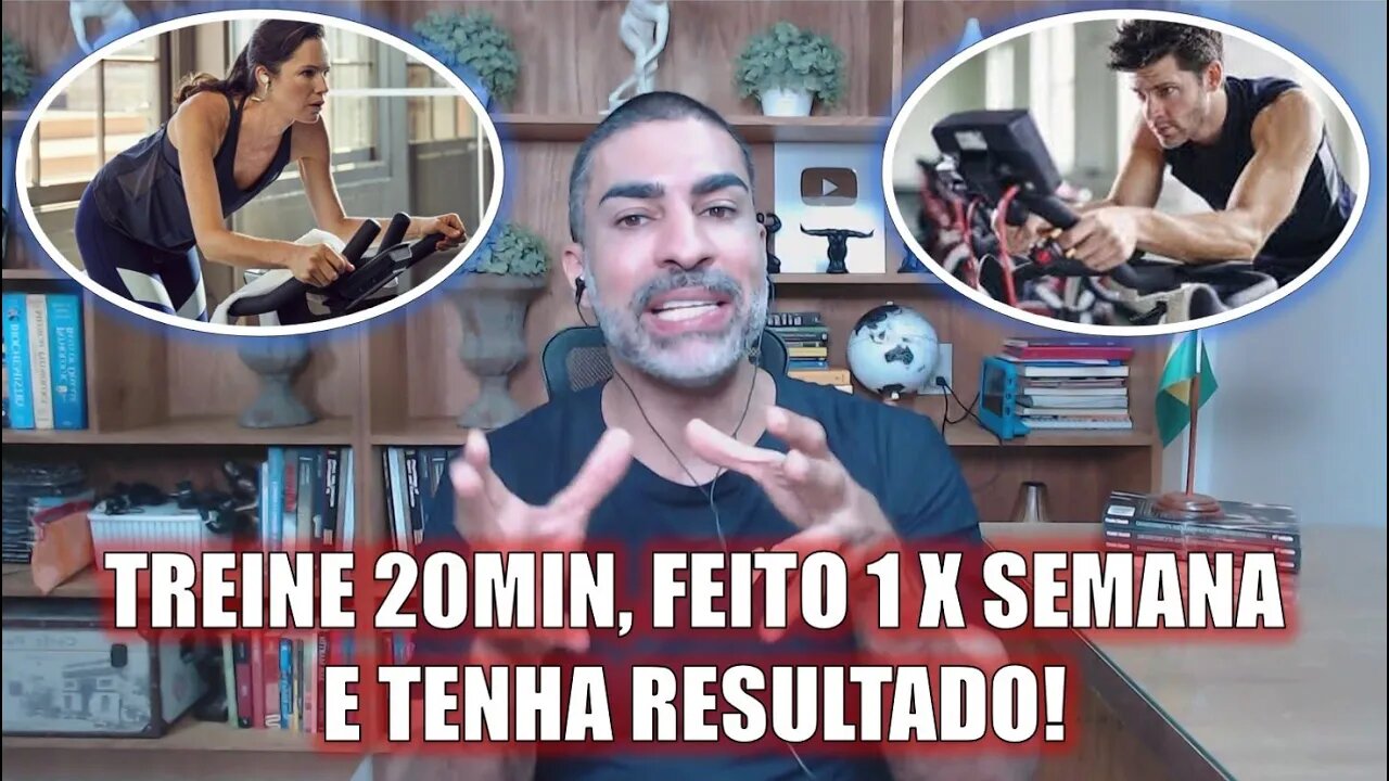 Tenha resultados com treino de 20min, apenas 1xsemana