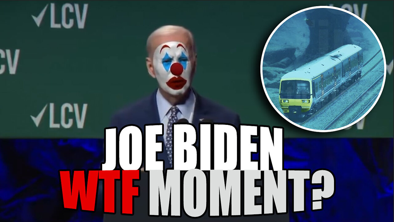 Biden is out to sea... on a train?