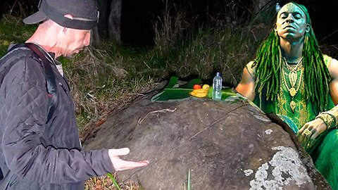 LEVAMOS OFERENDA PARA O ORIXÁ DA MATA OXÓSSI E ELE APARECEU PARA PEGAR