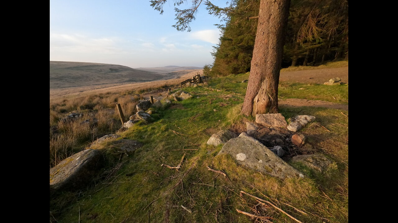Where to pitch my tent . Teignhead farm. Dartmoor. Vlog GoPro Vlog