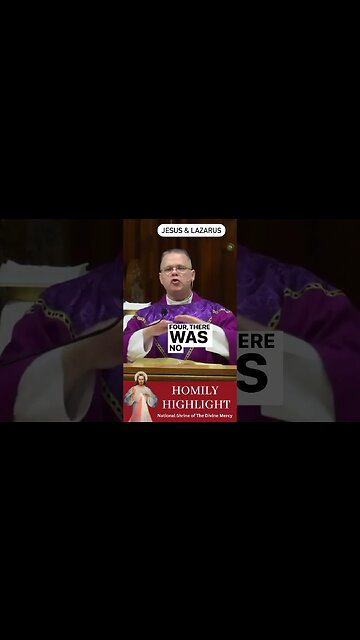 Why did Jesus raise Lazarus from the dead after 3 days? #homilyhighlight #frchrisalar