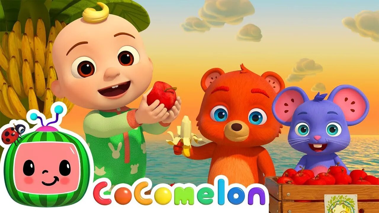 Cocomelon Nursary Rhymes 🌟 Apples Bananas Song @Cocomelon - Nursery Rhymes