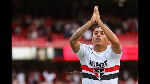 Gol de Cueva - São Paulo 2 x 0 Botafogo-SP - Narração de José Manoel de Barros