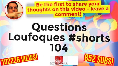 Questions Loufoques #shorts 104