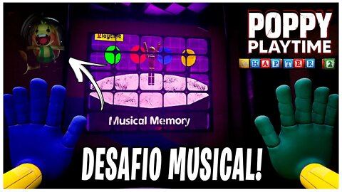 CAPITULO 2 de POPPY PLAYTIME! Bonzo Bunny e o DESAFIO de MEMÓRIA MÚSICAL!