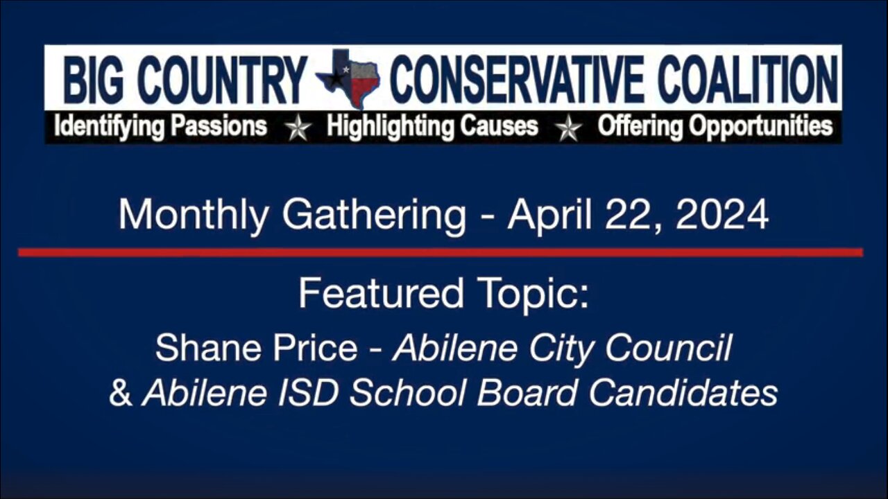 2024-04-22 Meeting - Shane Price & AISD School Board Candidates