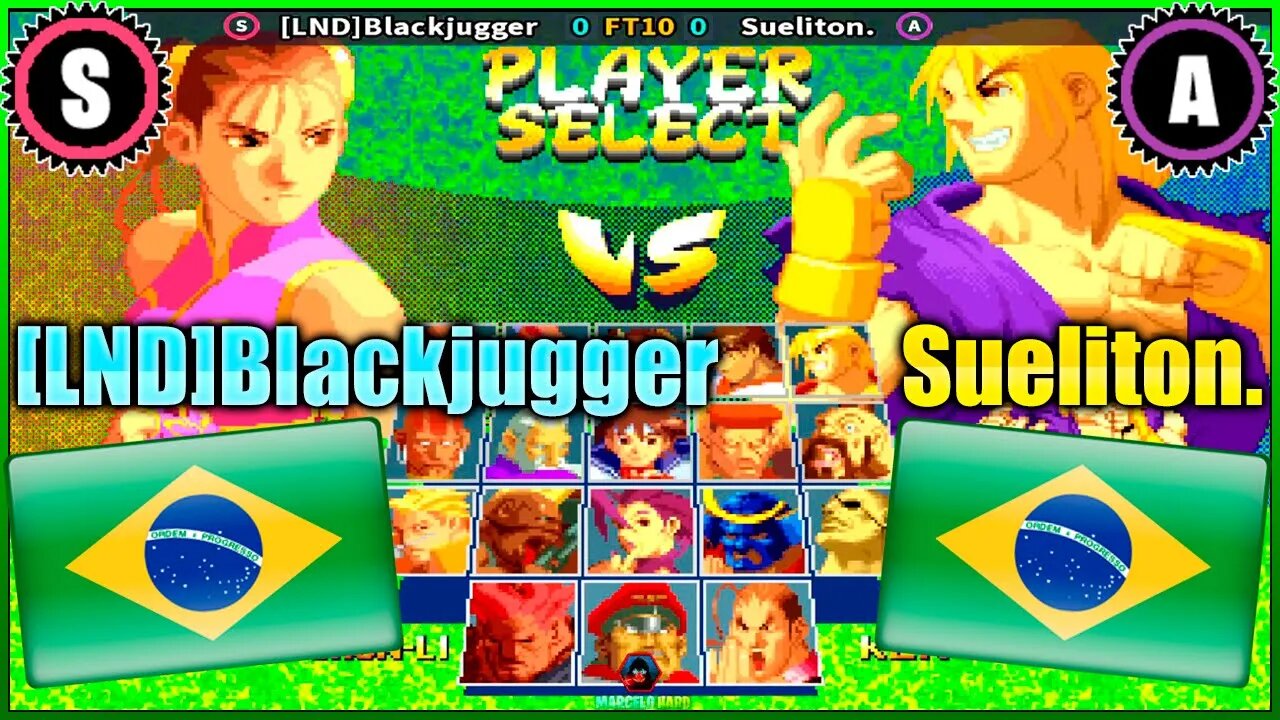 Street Fighter Alpha 2 ([LND]Blackjugger Vs. Sueliton.) [Brazil Vs. Brazil]