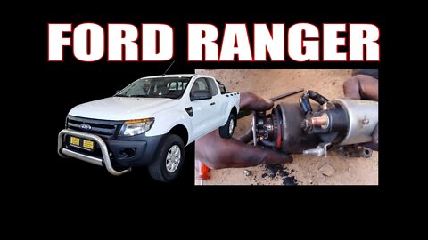 HOW TO CHANGE STARTER BRUSHES - FORD RANGER