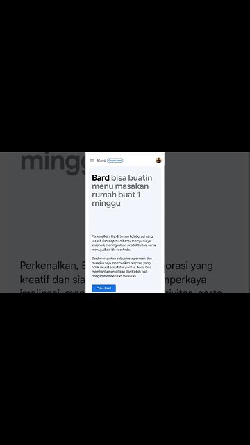 Yuk Cobain Bard Mesin AI Google, Canggih Banget