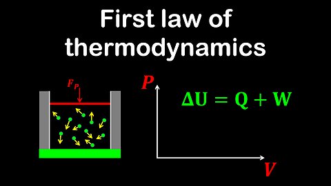 First law of thermodynamics, ideal gas - Physics