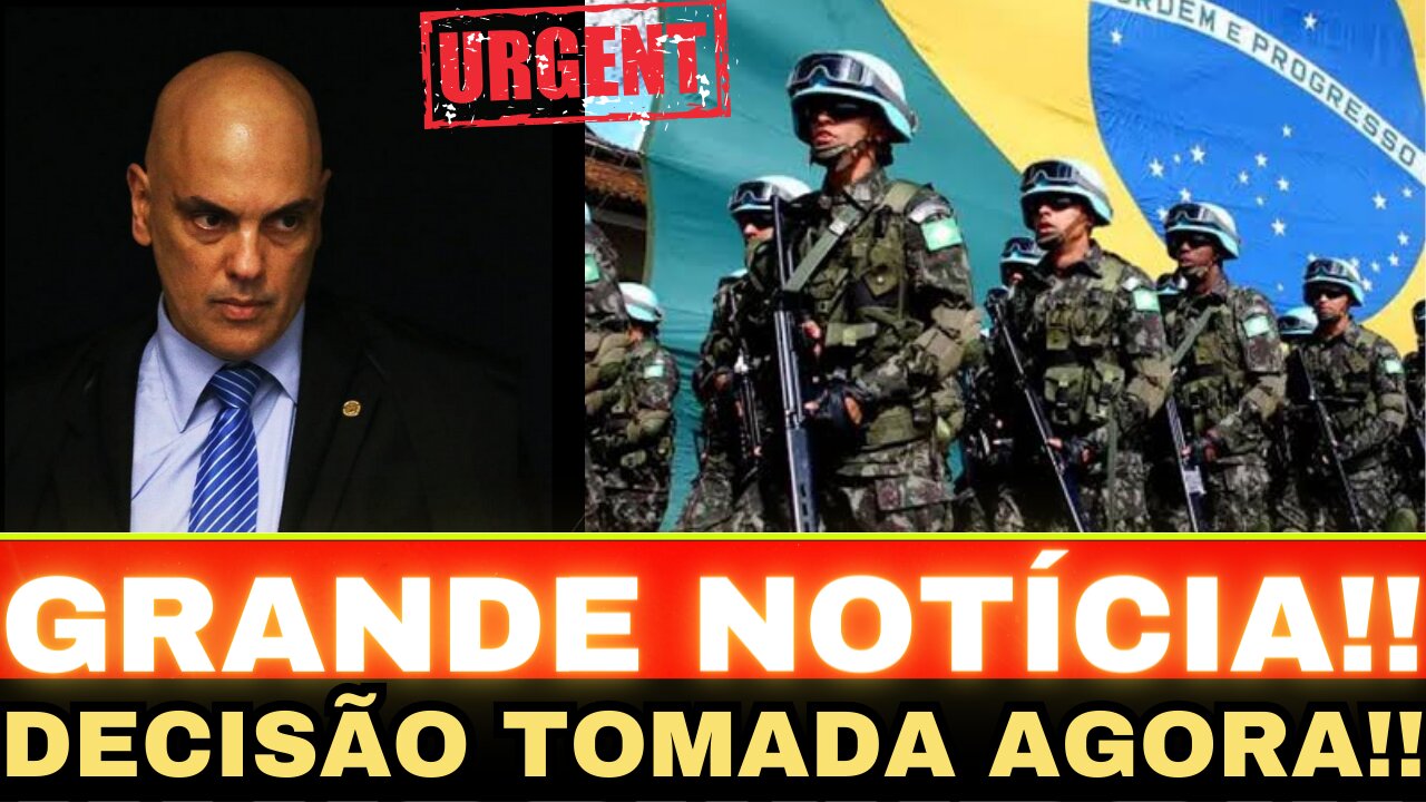 URGENTE!! MORAES TOMA DECISÃO!! GRANDE NOTÍCIA!! ACABOU...