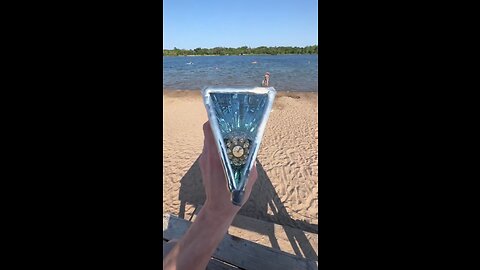 Beautiful & satisfying Beach view through a ultra prism! 💕❤️