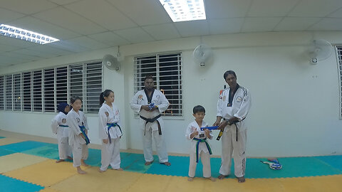 Taekwondo Grading Blue One