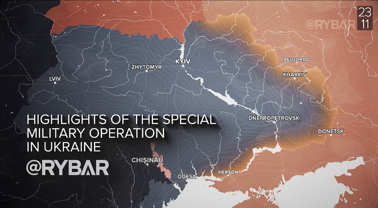 ❗️🇷🇺🇺🇦🎞 Rybar Daily Digest of the Special Military Operation: November 23, 2022