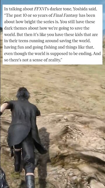 Yoshi P Confirms #FinalFantasyxvi Sidequests! #shorts