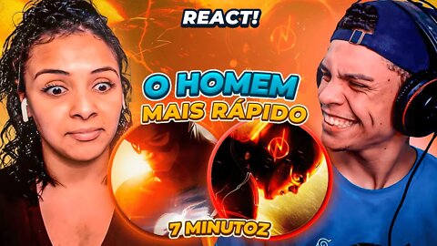 (2 em 1) | 7 Minutoz - Raps do Flash | [ React Rap Nerd ] 🔥