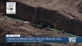 Crews working West Valley rescue call