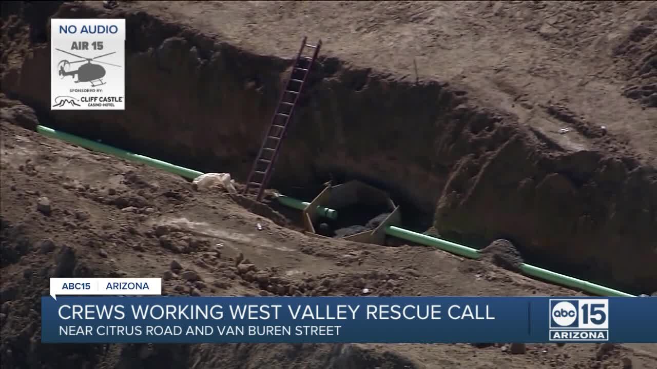 Crews working West Valley rescue call