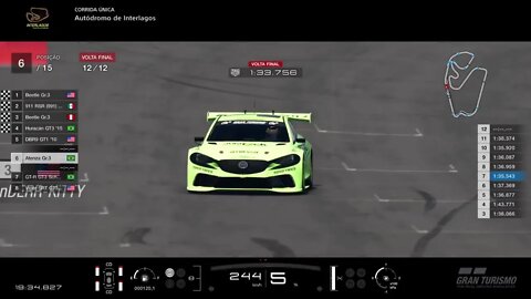 Gran Turismo Sport - Daily Face ar Interlagos - Replay - 60FPS