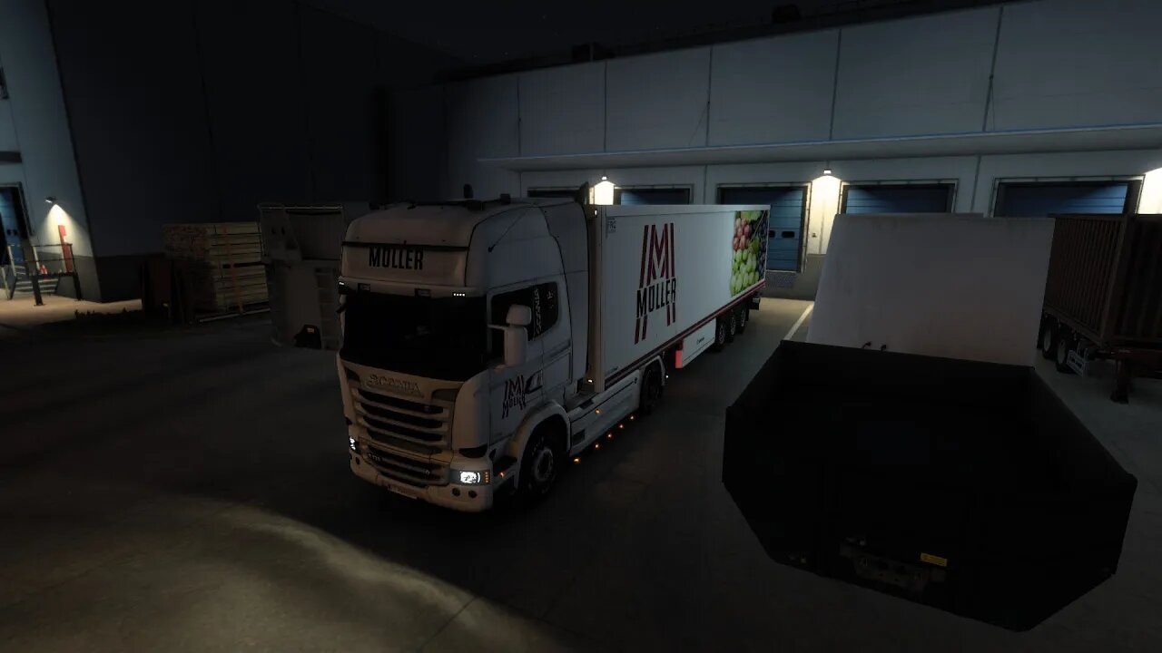 Eurotrucksimulator 2. Mit dem LKW durch Europa Auf der Pro Mod mit guter Musik.