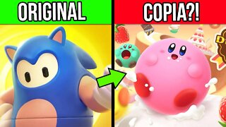 Kirby COPIOU o Fall Guys ?! 😏 | Kirby's Dream Buffet #shorts