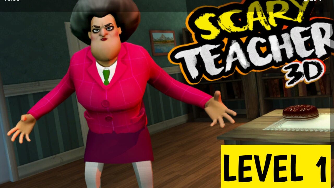 Scary teacher 3D game level 1