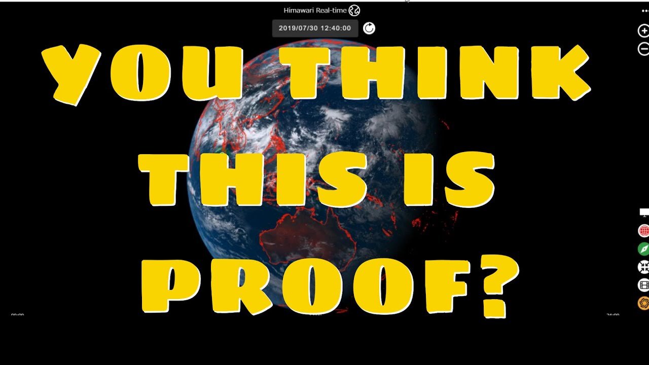 Flat Earth Not Debunked by Himawari Satellite