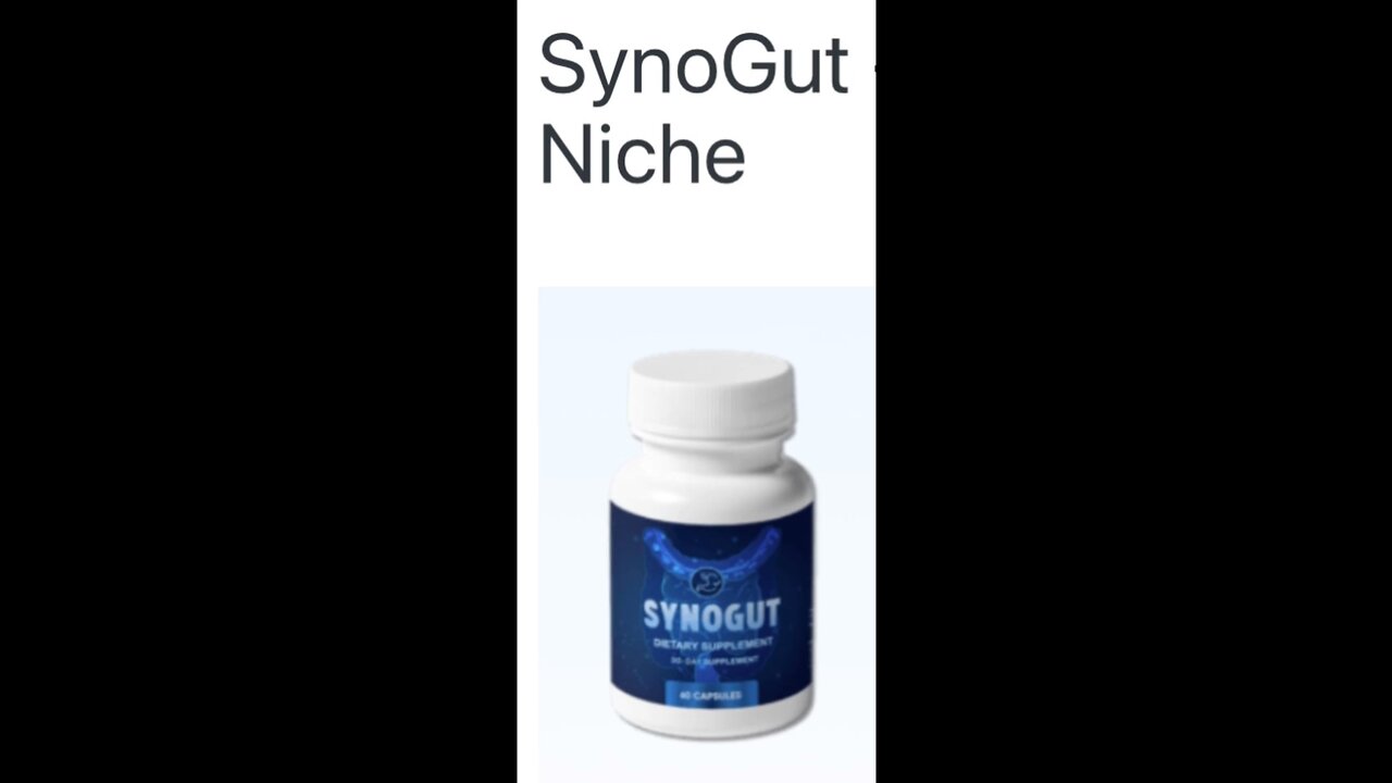 SynoGut a Dietary Supplement made with pure organic plants