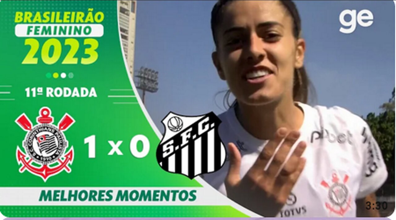 Brasileiro feminino Women 2023 CORINTHIANS X SANTOS - rodada 11