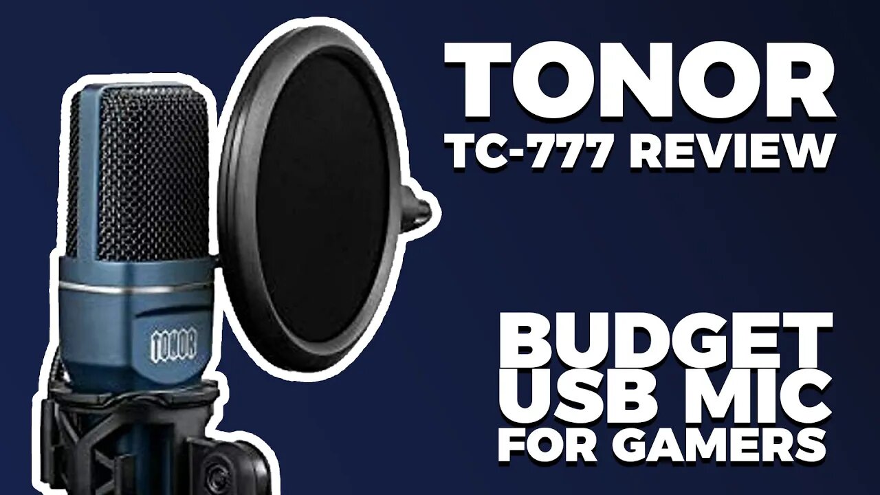 Budget Gamer/Streamer USB Microphone Review:Tonor TC-777 (Tech Review)