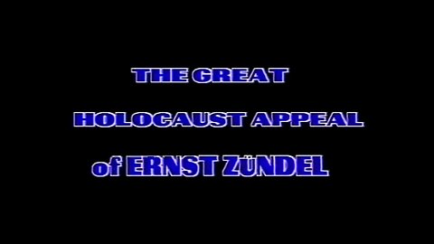 The Great Holocaust Trial Appeal (1986)