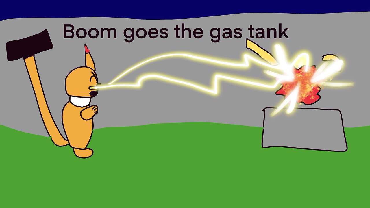 Shazaq blows up gas can