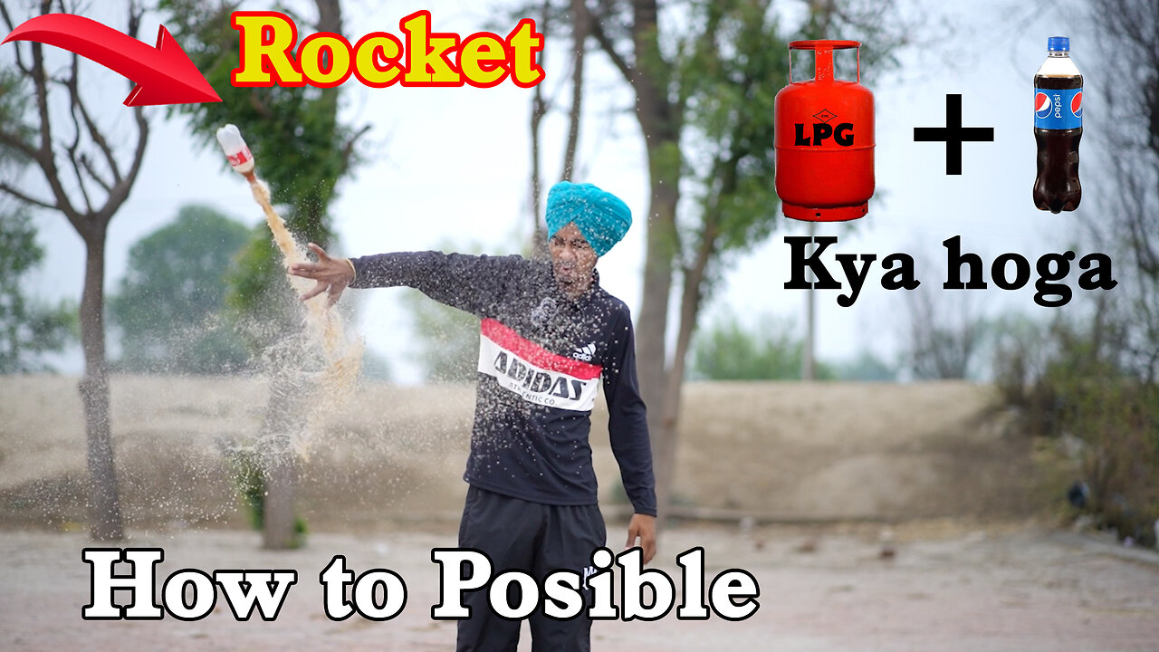 We Made LPG GAS Rocket At Home || हमने बनाया घर पर ही उड़ने वाला राकेट ||