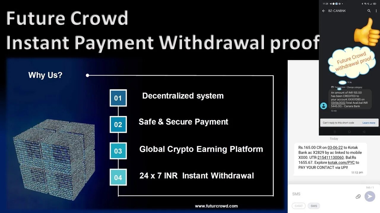 Instant Payment Withdrawal Proof | Future Crowd