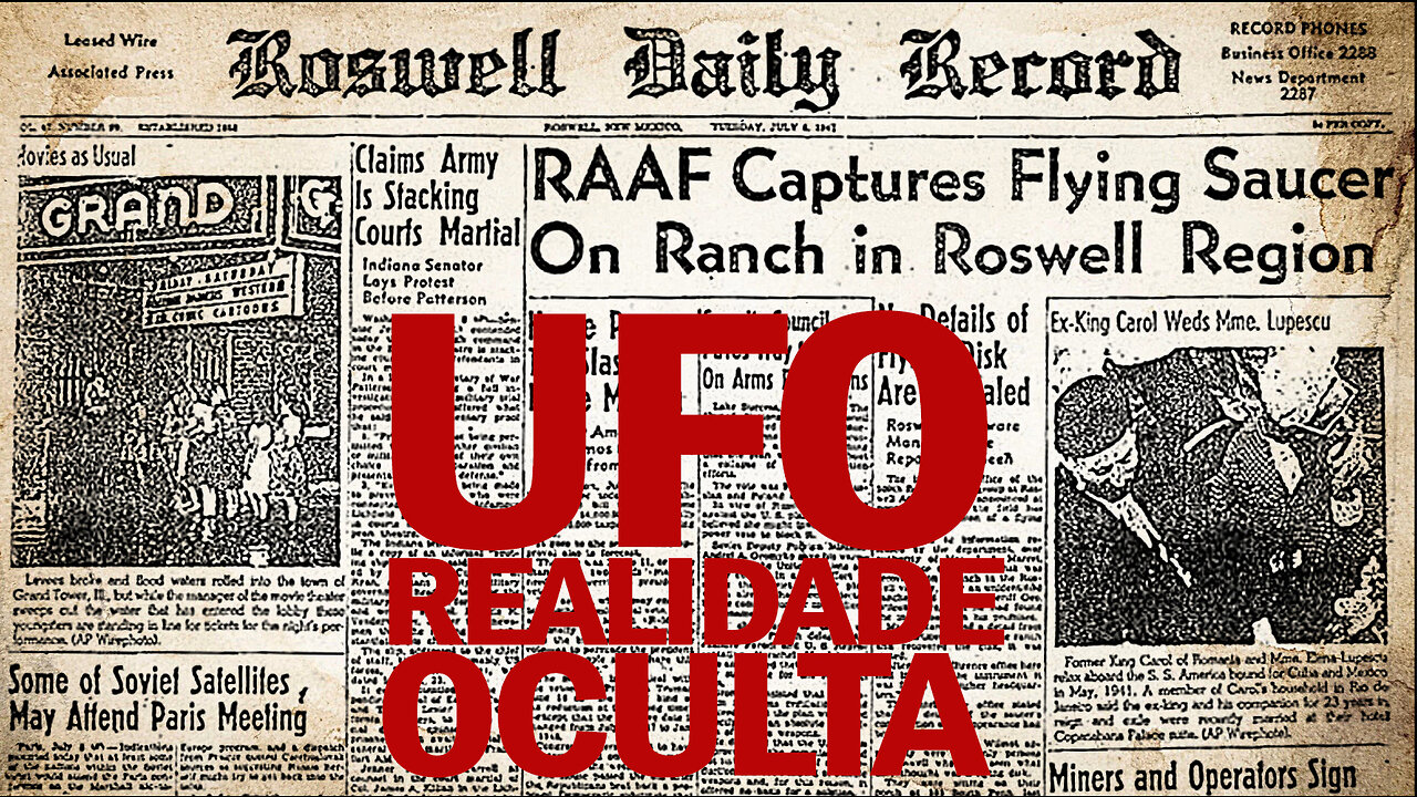 OVNIs Realidade Oculta | UFOs Hidden Secrets | JV Jornalismo Verdade