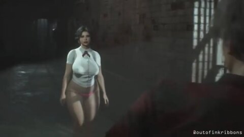 Resident Evil 2 Remake Ada Nerd Underwear outfit