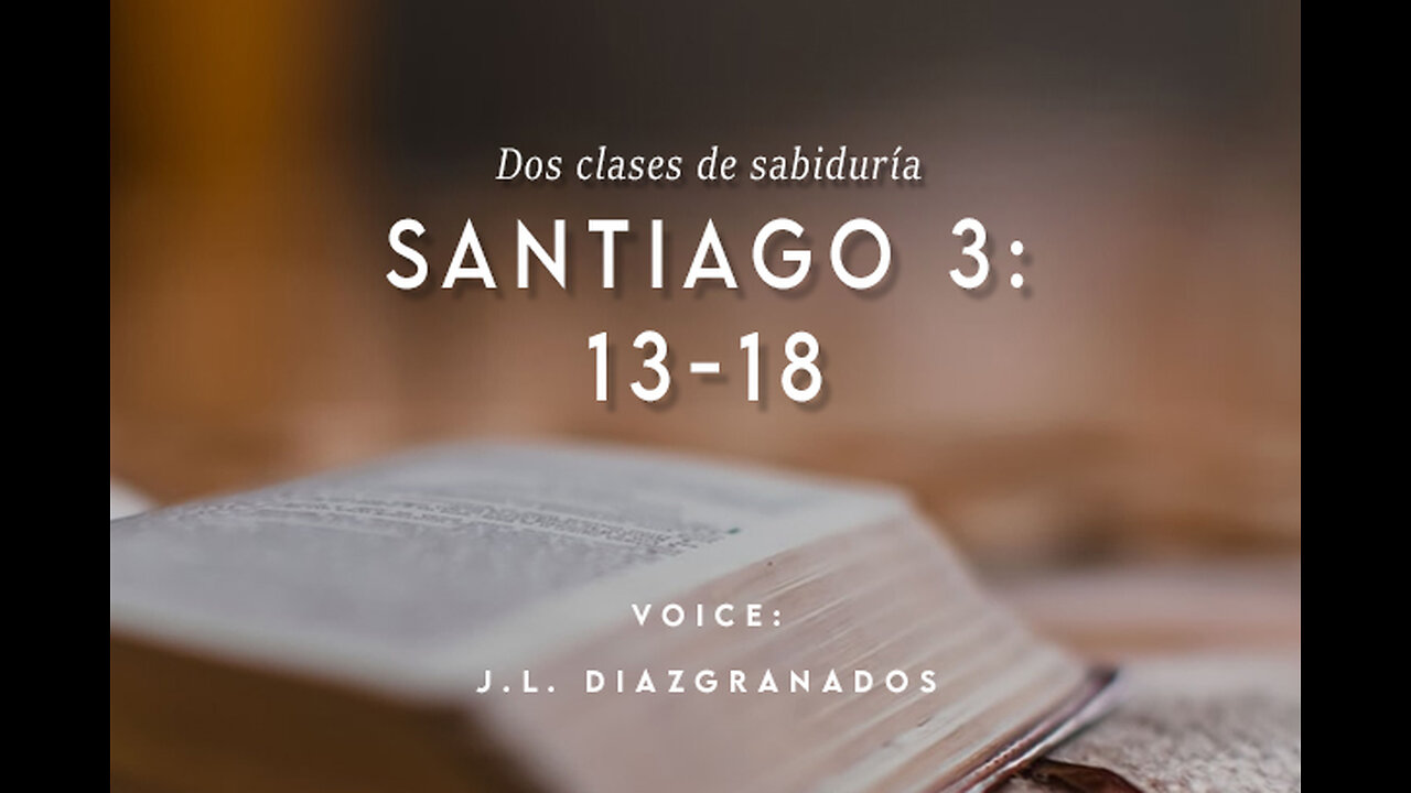 Santiago 3:13-18