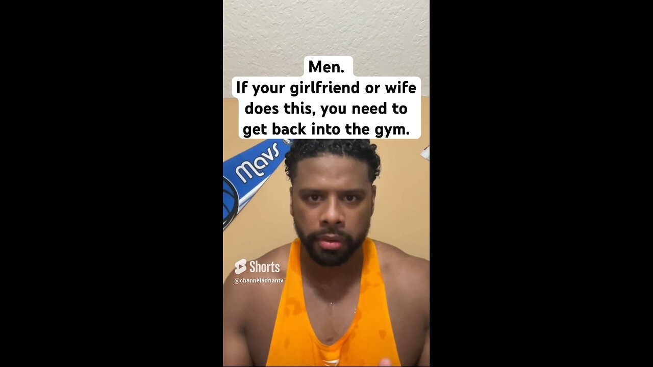 Men. If your girlfriend or wife does this, you need to get back into the gym. #shorts #gym #fitness