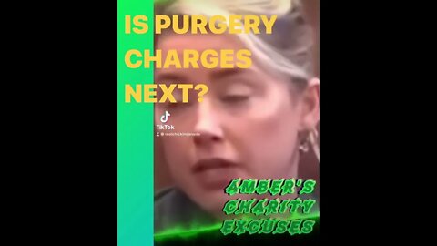 IS PURGERY CHARGES NEXT? #Amberheard #johnnydepptrial