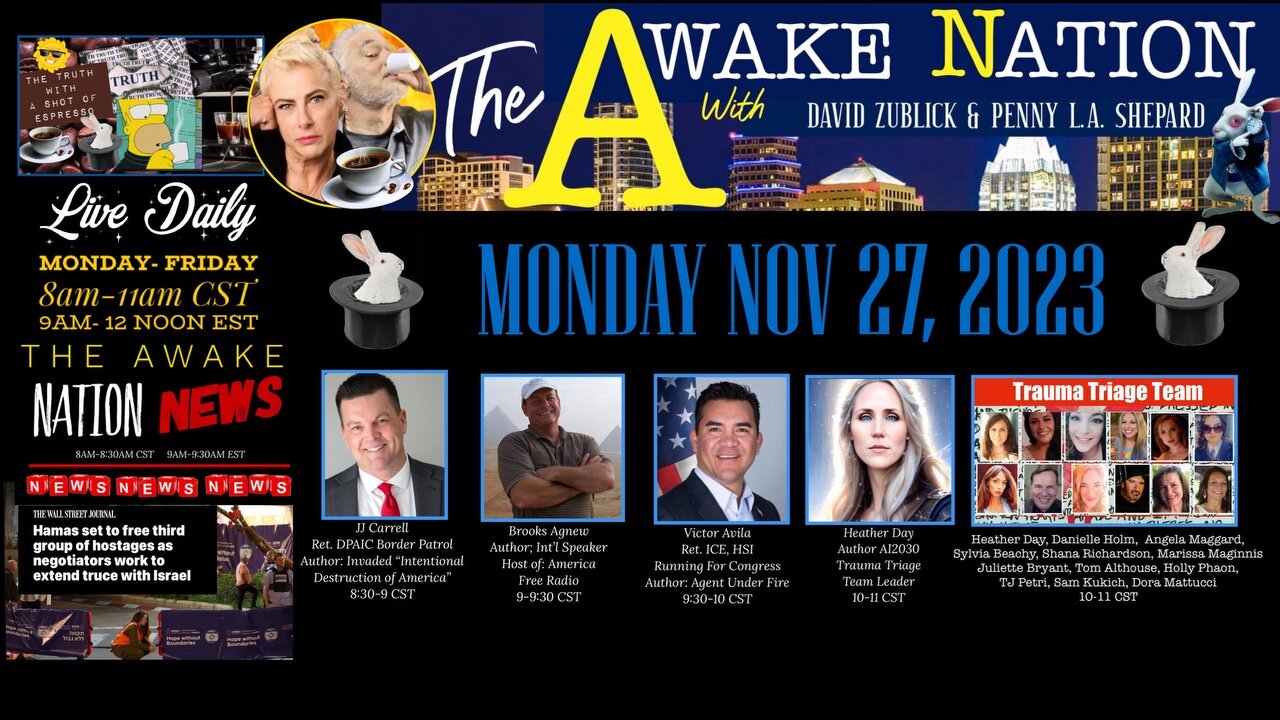 The Awake Nation 11.27.2023 'Evil' Gavin Newsom To Replace Biden As Democrat Nominee!