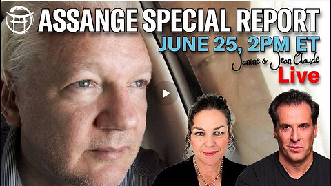 JULIAN ASSANGE SPECIAL REPORT WITH JANINE AND JEAN-CLAUDE AT BEYOND MYSTIC - JUNE 25