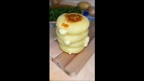 Potato with cheese stuffed recipe