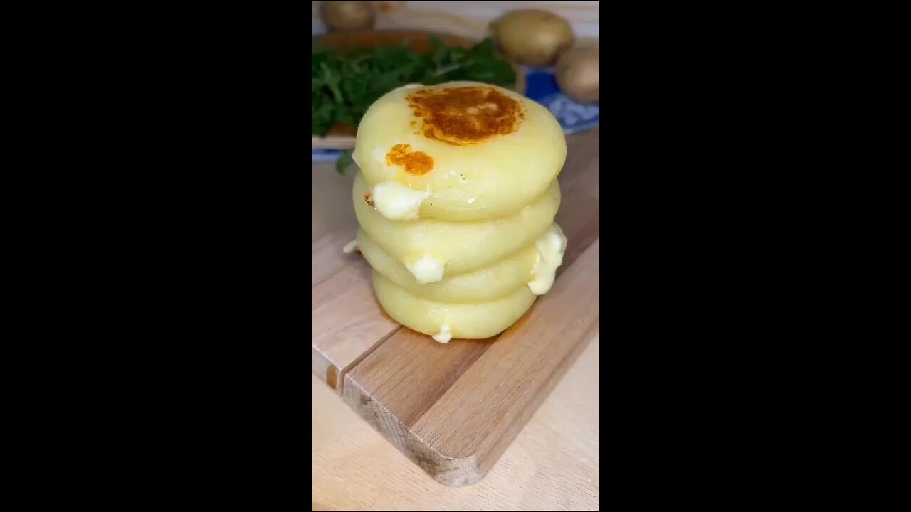 Potato with cheese stuffed recipe