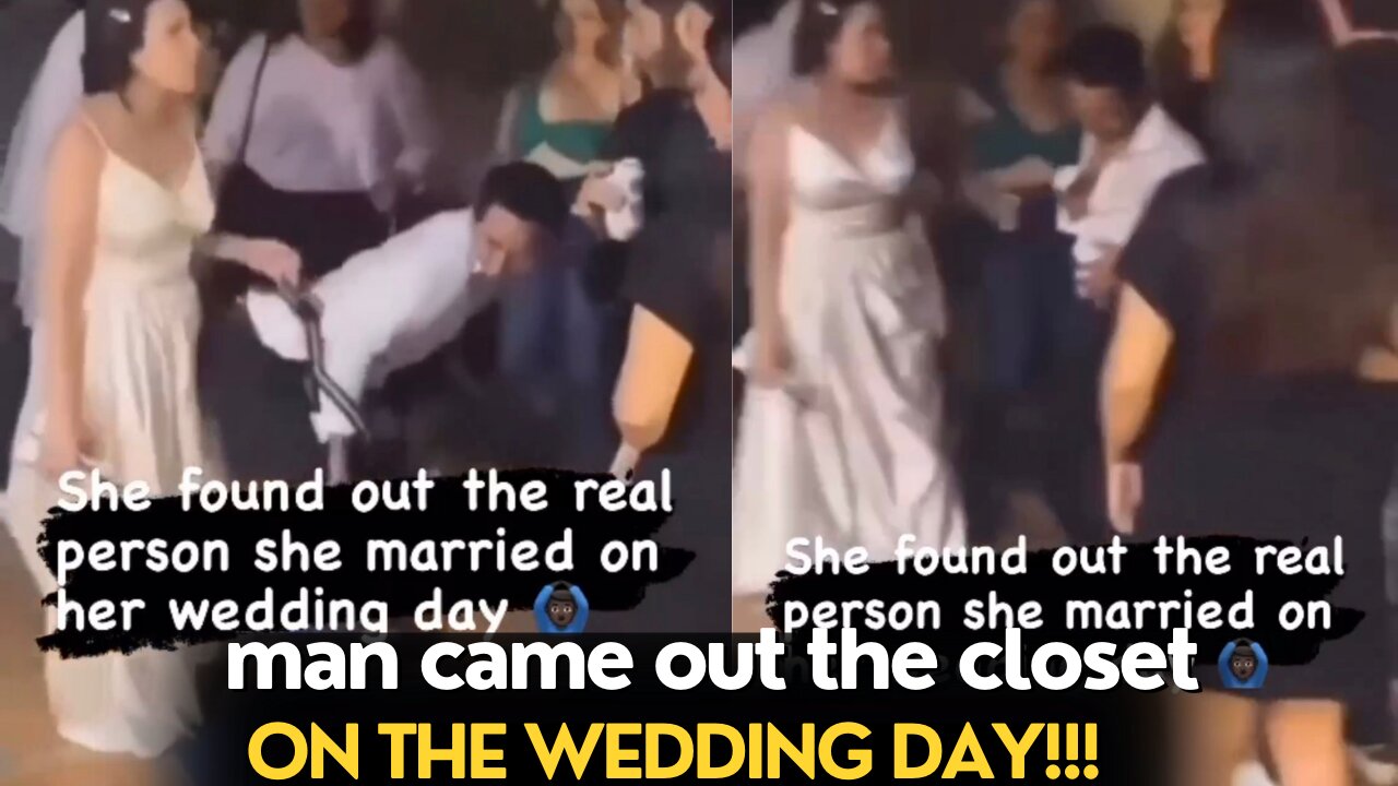 Husband came out the closet on the wedding day