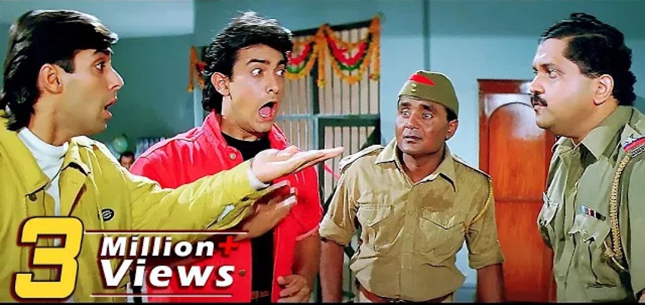 Best comedy clip - Tiku Talsania - Aamr Khan - Salman Bollywood COMEDY
