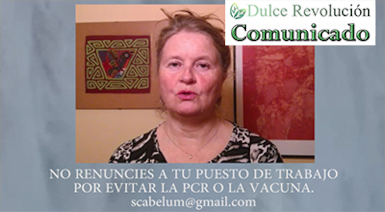 NO RENUNCIES A TU PUESTO DE TRABAJO POR EVITAR LA PCR O LA VACUNA