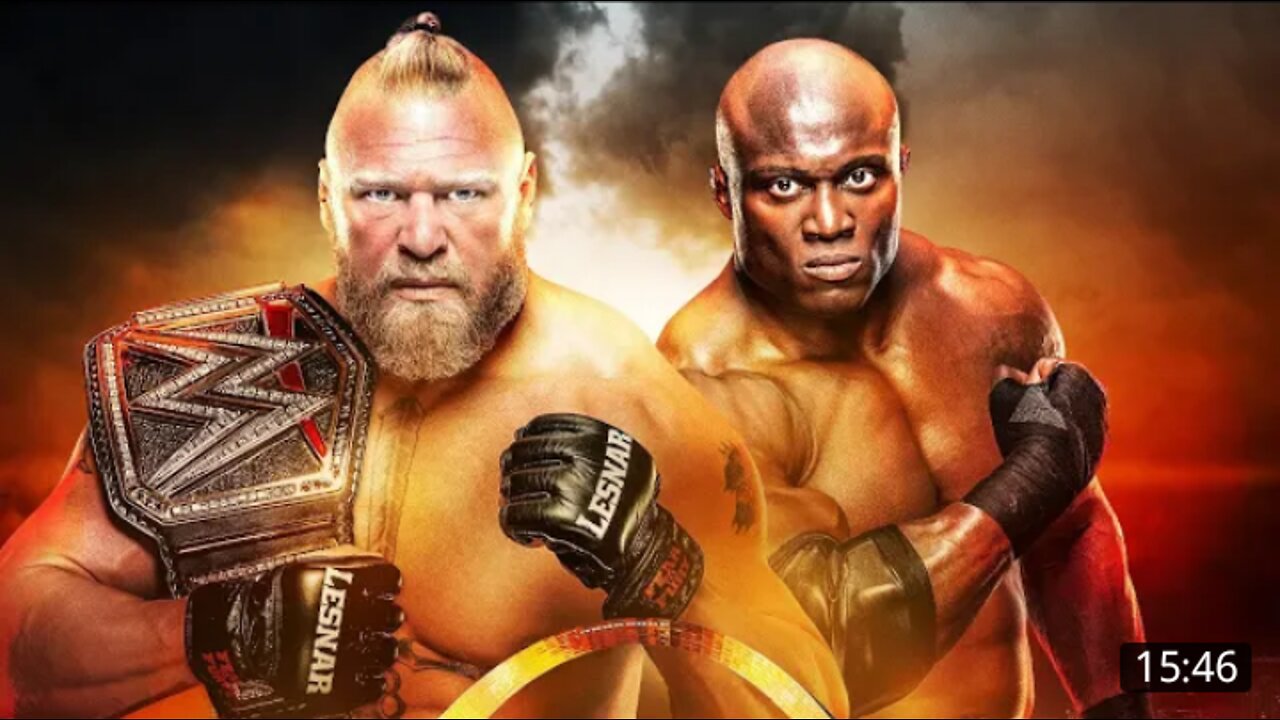 Brock Lesnar vs Bobby lashley rumble wwe