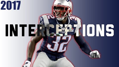 ALL PATRIOTS INTERCEPTIONS from 2017 - NFL DEFENSE HIGHLIGHTS